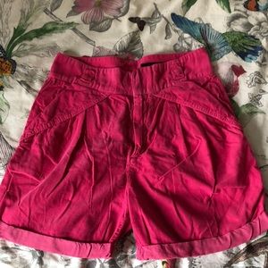 🍎 5/$15 ZARA micro corduroy pink shorts